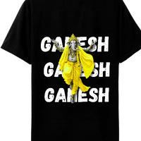 ❤️ Ganesh Oversized Graphic T-Shirt | Premium Unisex Cotton Tee | Back Print 🕉️