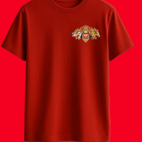 Ram Bhakt Hanuman Oversized Graphic T-Shirt | Premium Unisex Cotton Tee 🚩