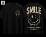 Smile – It Confuses People | Oversized Graphic T-Shirt